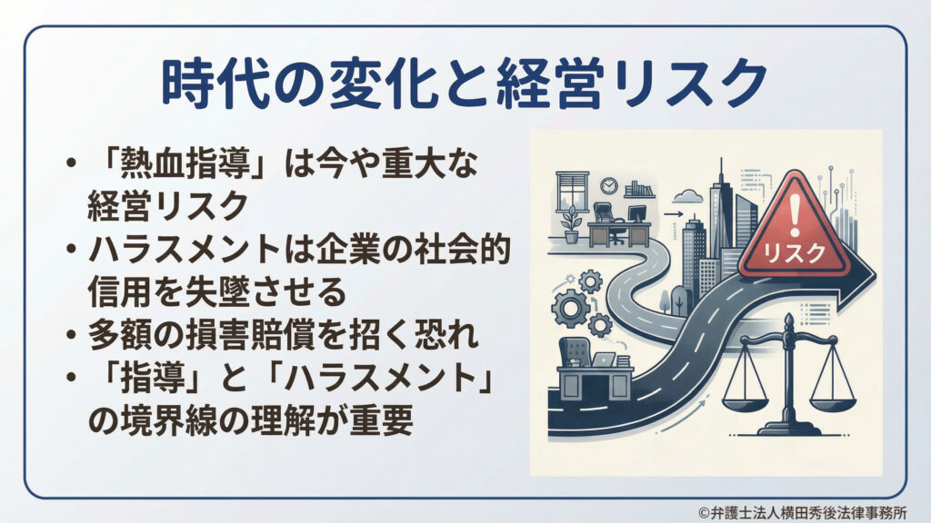 時代の変化と経営のリスク